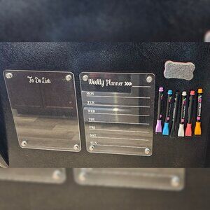 Magnetic To Do and Weekly Planner Boards Acrylic with Markers